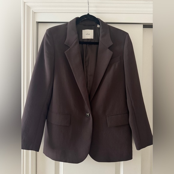 Wilfred Jackets & Blazers - Wilfred Generation Blazer in Rich Mocha Brown